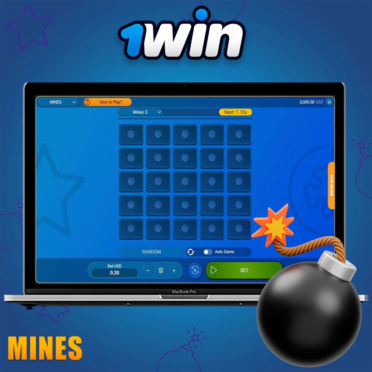 1win Mines review