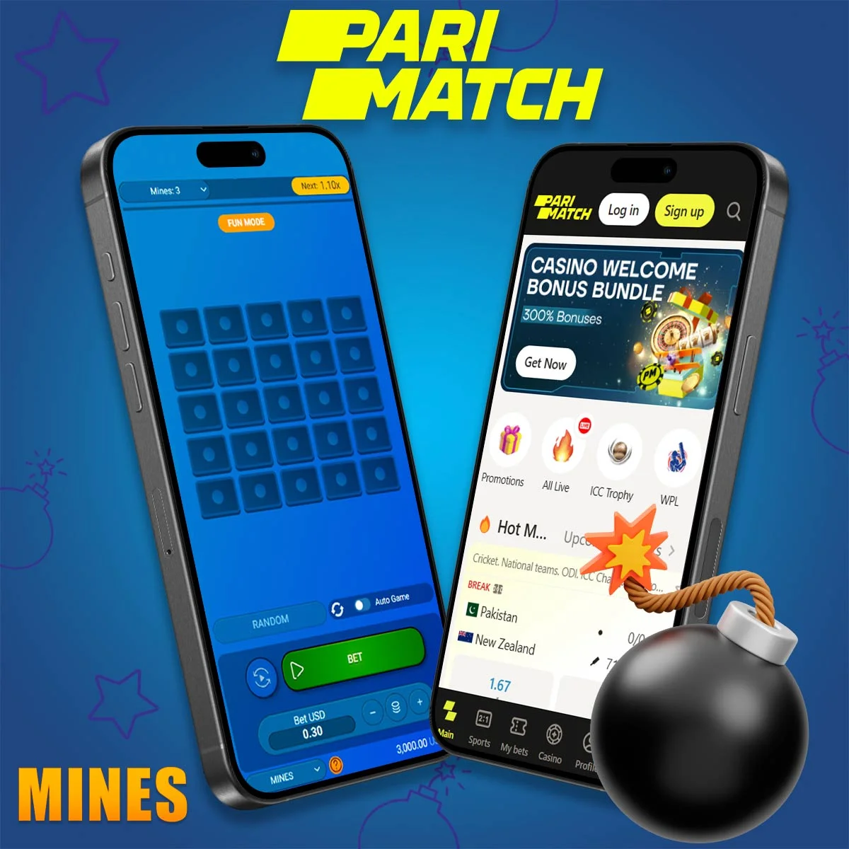 Start playing Mines Parimatch